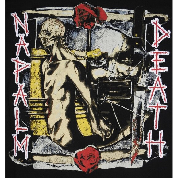 Napalm Death Diatribes T-shirt Death Metal Band T-Shirt Size Medium - Picture 2 of 5
